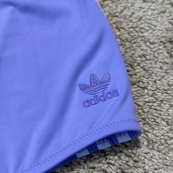 Adidas Originals adicolor logo swimsuit Primeblue 4X Beach Swim Plus Size - Picture 2 of 6